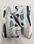 AIR JORDAN 4 MILITARY BLUE 2024 - SIZE 11 (WORN) - SUPER CLEAN
