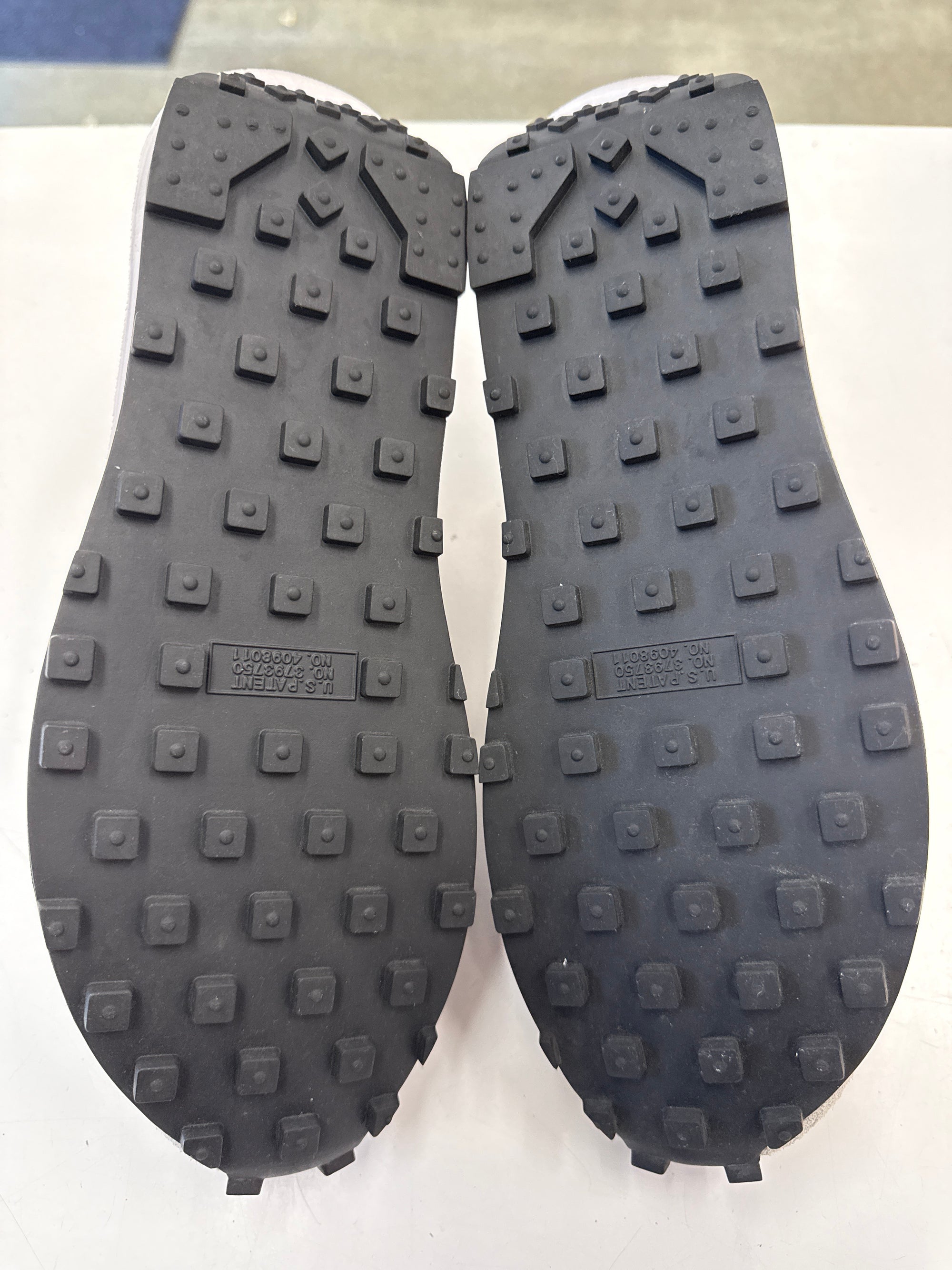 LDWAFFLE SACAI FRAGMENT SMOKE GREY - SIZE 10.5 (WORN) - SUPER CLEAN