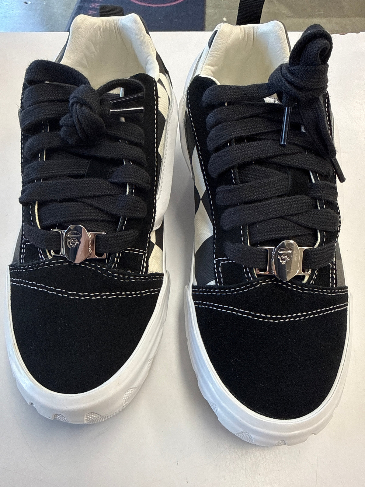 VANS KNU SKOOL BAPE BLACK CAMO - SIZE 10.5 (WORN)