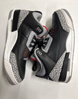 AIR JORDAN 3 BLACK CEMENT 2018 - SIZE 12 (WORN)