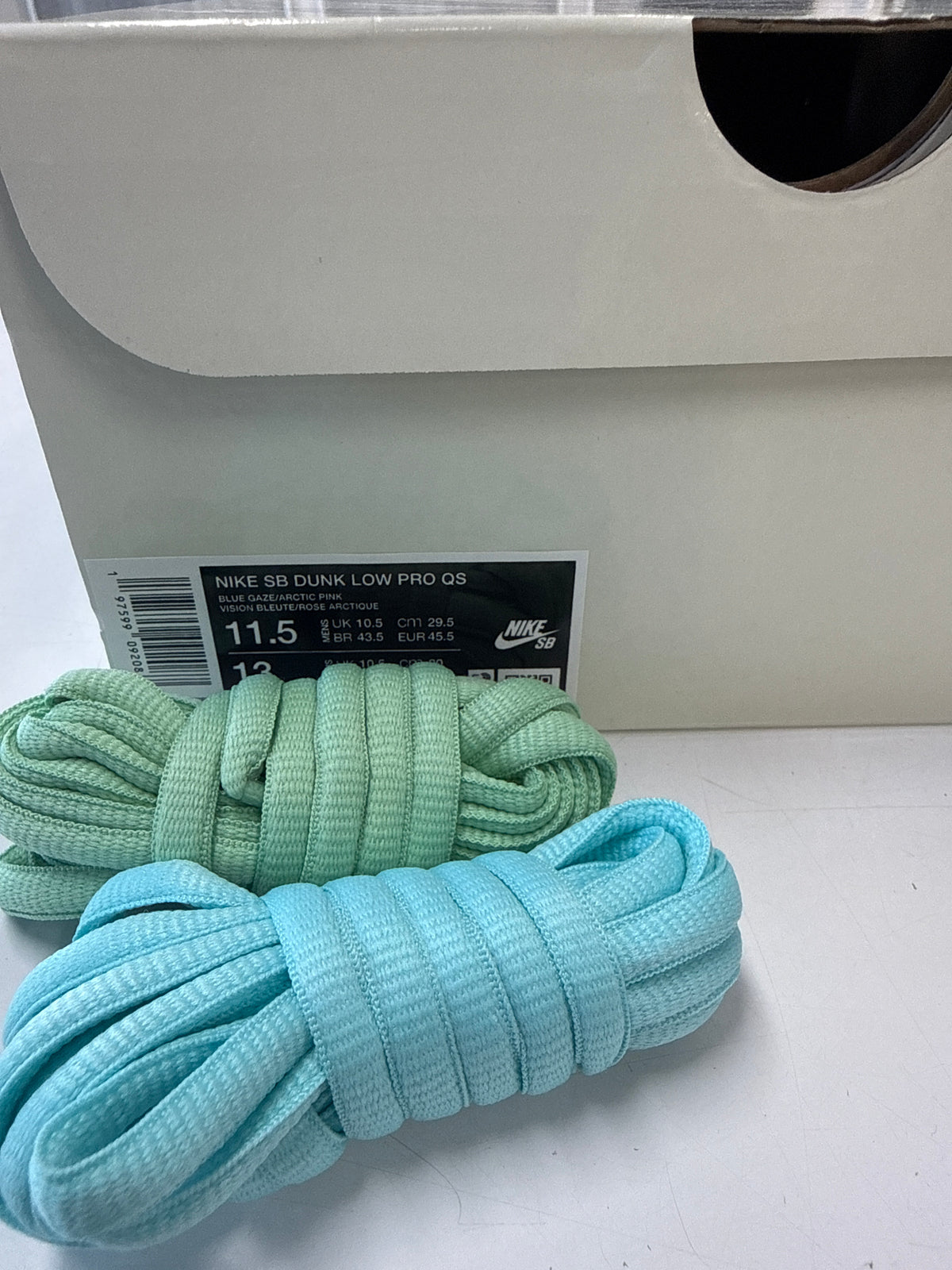 SB DUNK LOW PRO QS VERDY VISTA - SIZE 11.5 (WORN)