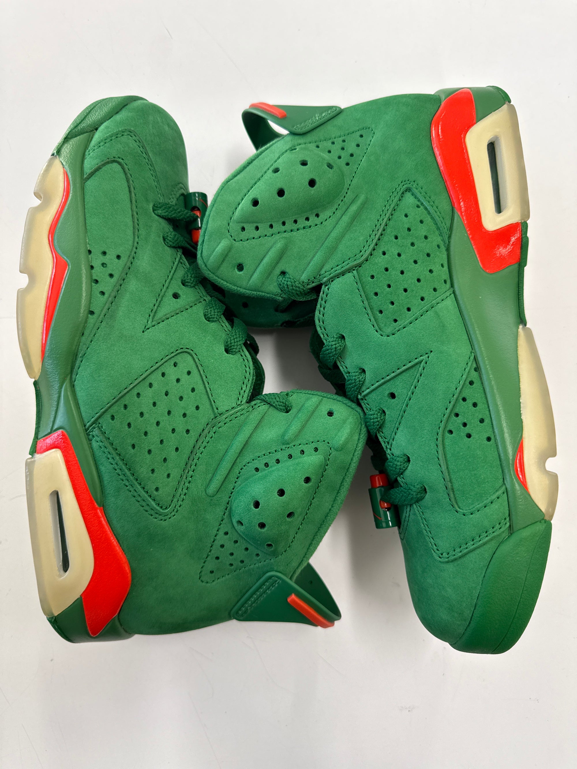 AIR JORDAN 6 GATORADE GREEN - SIZE 8 (WORN)