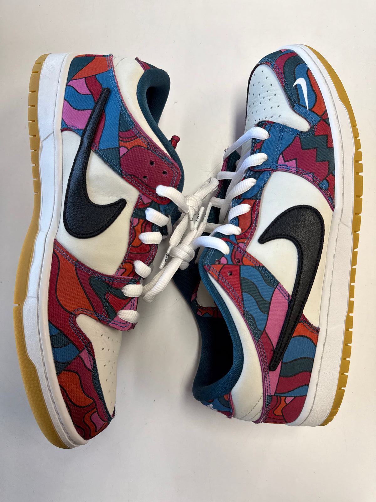 SB DUNK LOW PRO PARRA ABSTRACT ART - SIZE 13 (WORN)