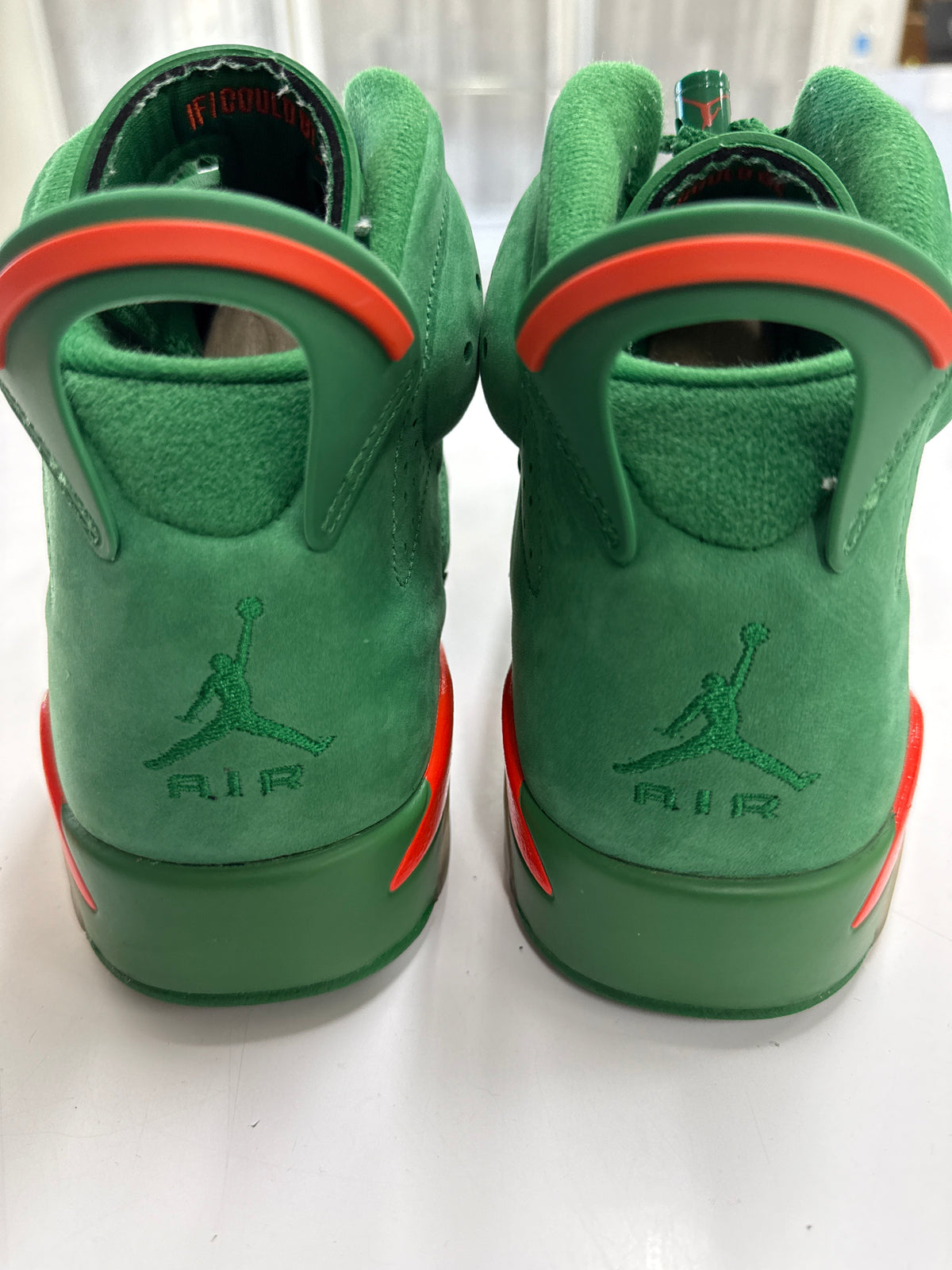 AIR JORDAN 6 GATORADE GREEN - SIZE 9.5 (WORN)