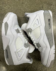 AIR JORDAN 4 WHITE OREO - SIZE 10 (WORN)