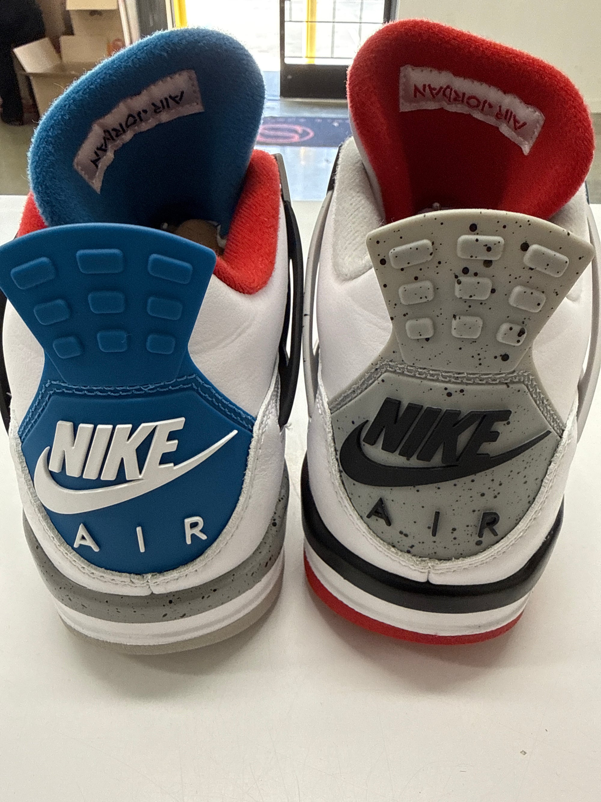 AIR JORDAN 4 WHAT THE - SIZE 8.5 (WORN)