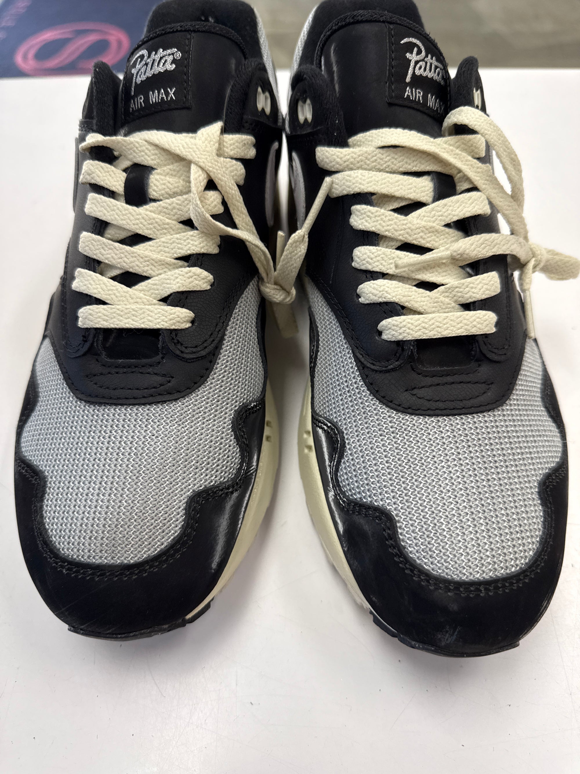 AIR MAX 1 PATTA WAVES BLACK - SIZE 10.5 (WORN)