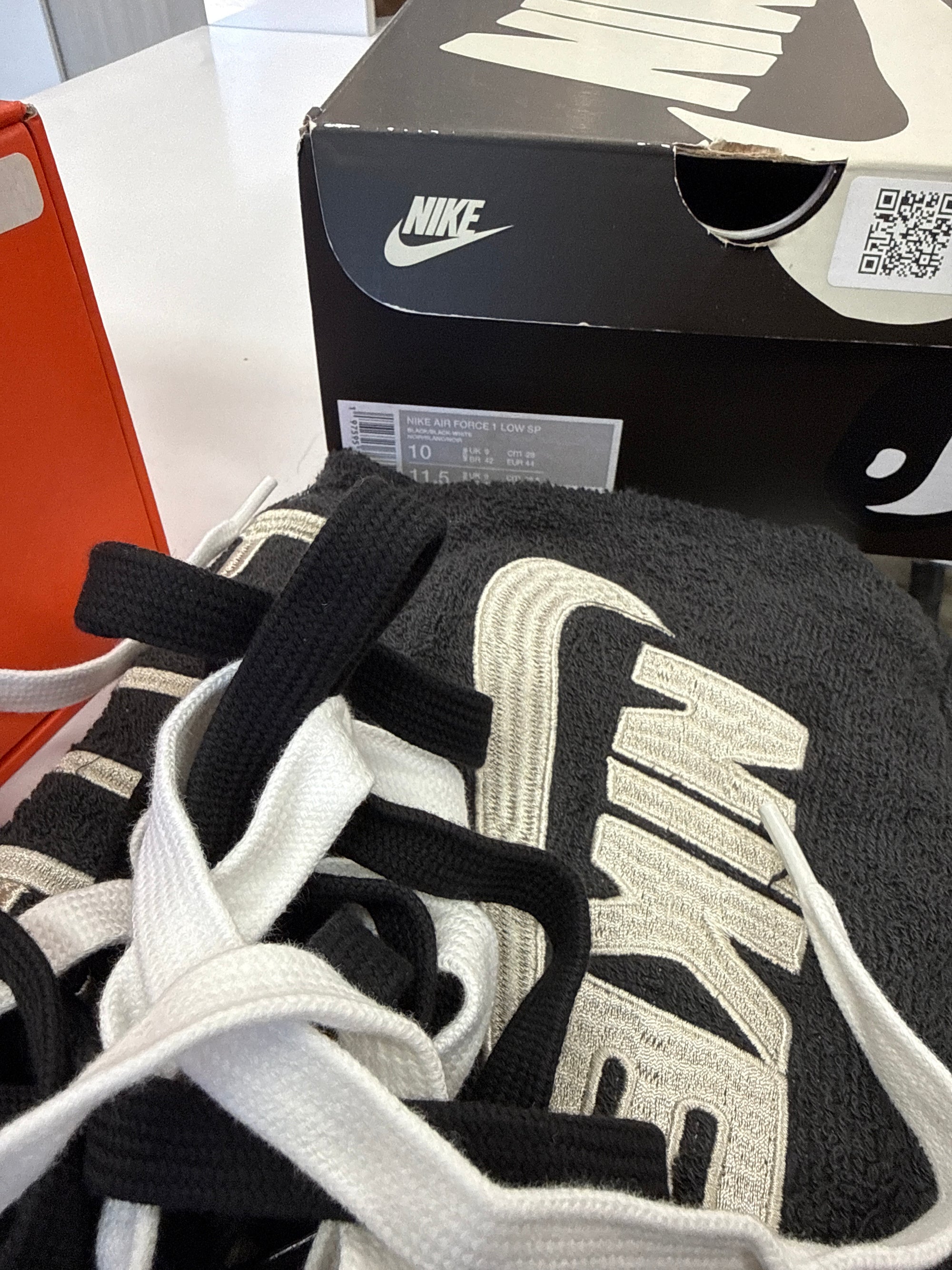 AIR FORCE 1 LOW CACTUS PLANT FLEA MARKET BLACK 2024 - SIZE 10 (WORN) - SUPER CLEAN