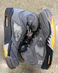 OFF WHITE AIR JORDAN 5 MUSLIN - SIZE 10 (WORN)