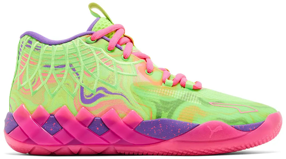 PUMA LAMELO BALL MB 01 INVERSE TOXIC - SIZE 12 (BRAND NEW) - NO BOX