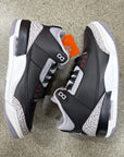 AIR JORDAN 3 BLACK CEMENT 2024 - SIZE 9 (WORN) - SUPER CLEAN