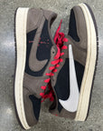 AIR JORDAN 1 LOW TRAVIS SCOTT MOCHA - SIZE 10.5 (WORN) - SUPER CLEAN