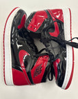 AIR JORDAN 1 HIGH BRED PATENT - SIZE 9.5 (WORN)