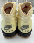 OFF WHITE AIR JORDAN 5 SAIL - SIZE 11.5 (WORN) - SUPER CLEAN