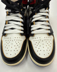 AIR JORDAN 1 HIGH OG FRAGMENT X UNION RED SPORT - SIZE 8.5 (WORN)