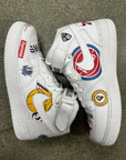 AIR FORCE 1 MID '07 SUPREME WHITE - SIZE 8.5 (WORN)