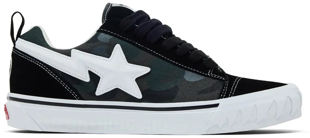 Vans Knu Skool "BAPE CAMO BLACK"