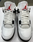 AIR JORDAN 4 WHITE CEMENT 2025 - SIZE 7.5 (WORN) - SUPER CLEAN