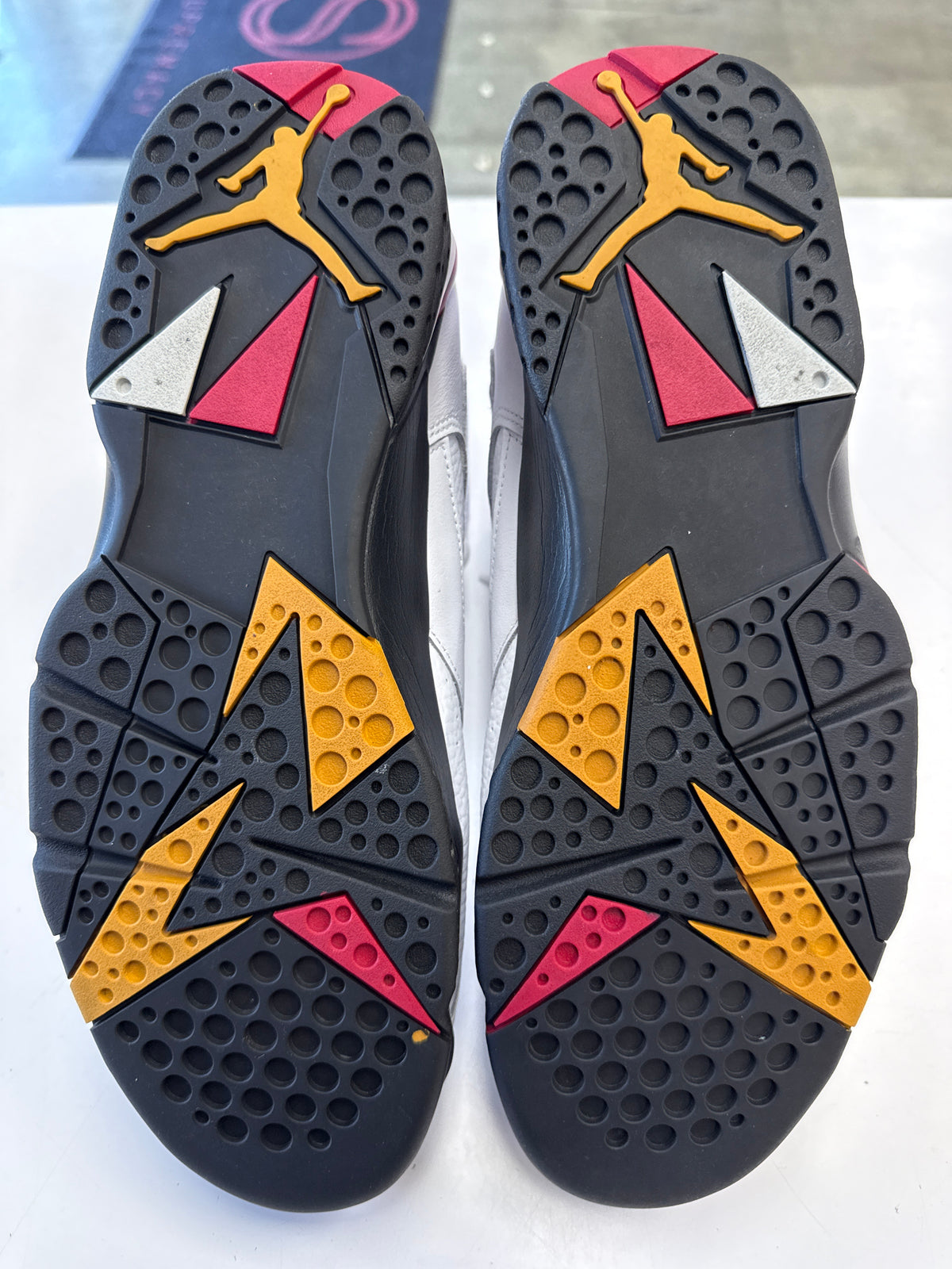 AIR JORDAN 7 CARDINAL 2022 - SIZE 11 (WORN)