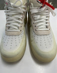 OFF WHITE AIR FORCE 1 LOW WHITE - SIZE 8 (WORN)