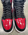 AIR JORDAN 1 PATENT BRED - SIZE 10.5 (WORN)