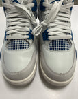 AIR JORDAN 4 MILITARY BLUE 2024 - SIZE 8 (WORN) - SUPER CLEAN