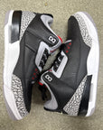 AIR JORDAN 3 BLACK CEMENT 2018 - SIZE 12 (WORN)