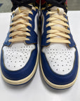 AIR JORDAN 1 HIGH UNION STORMBLUE - SIZE 10 (WORN )