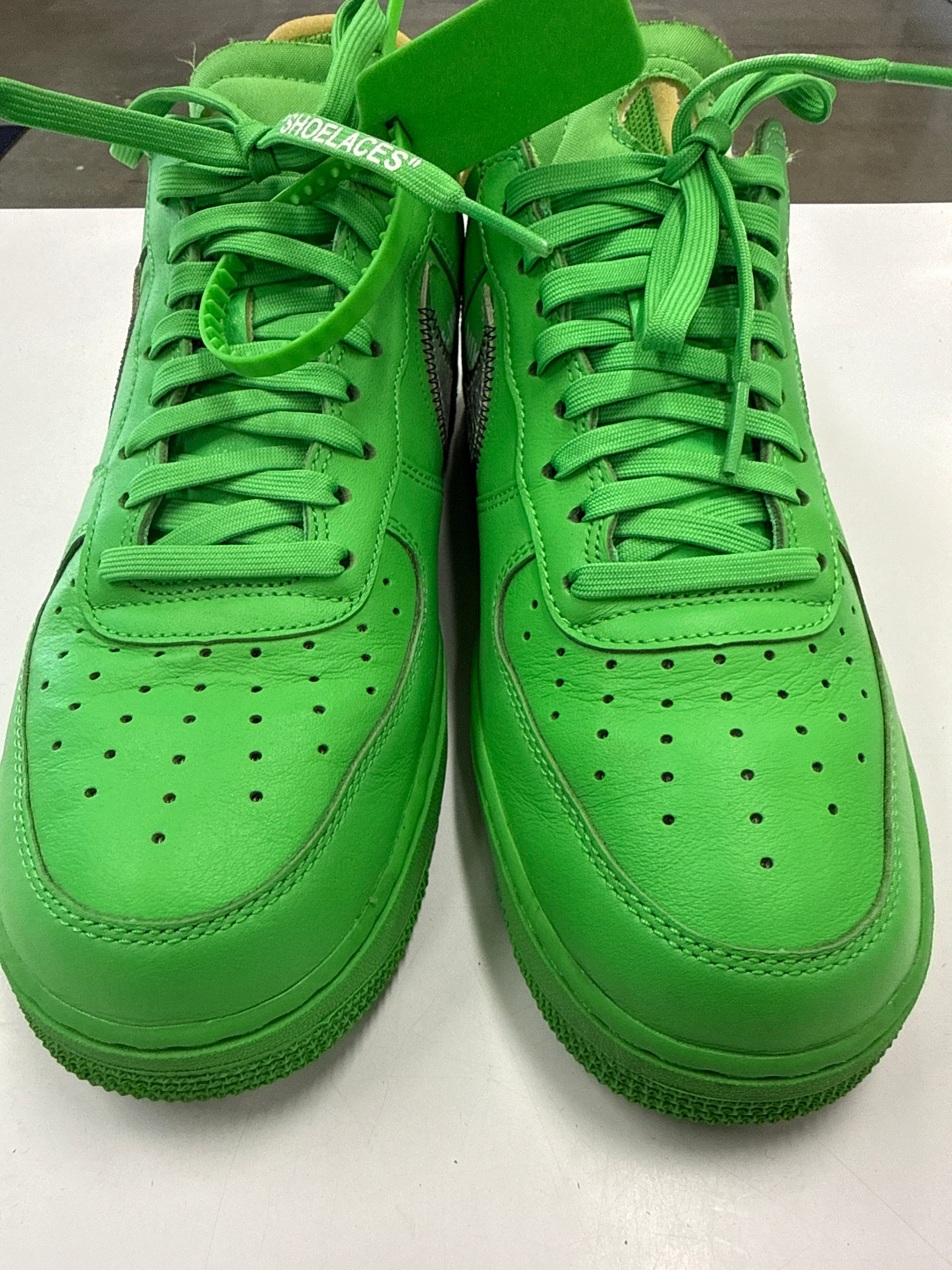 OFF WHITE AIR FORCE 1 LOW BROOKLYN - SIZE 9 (WORN)
