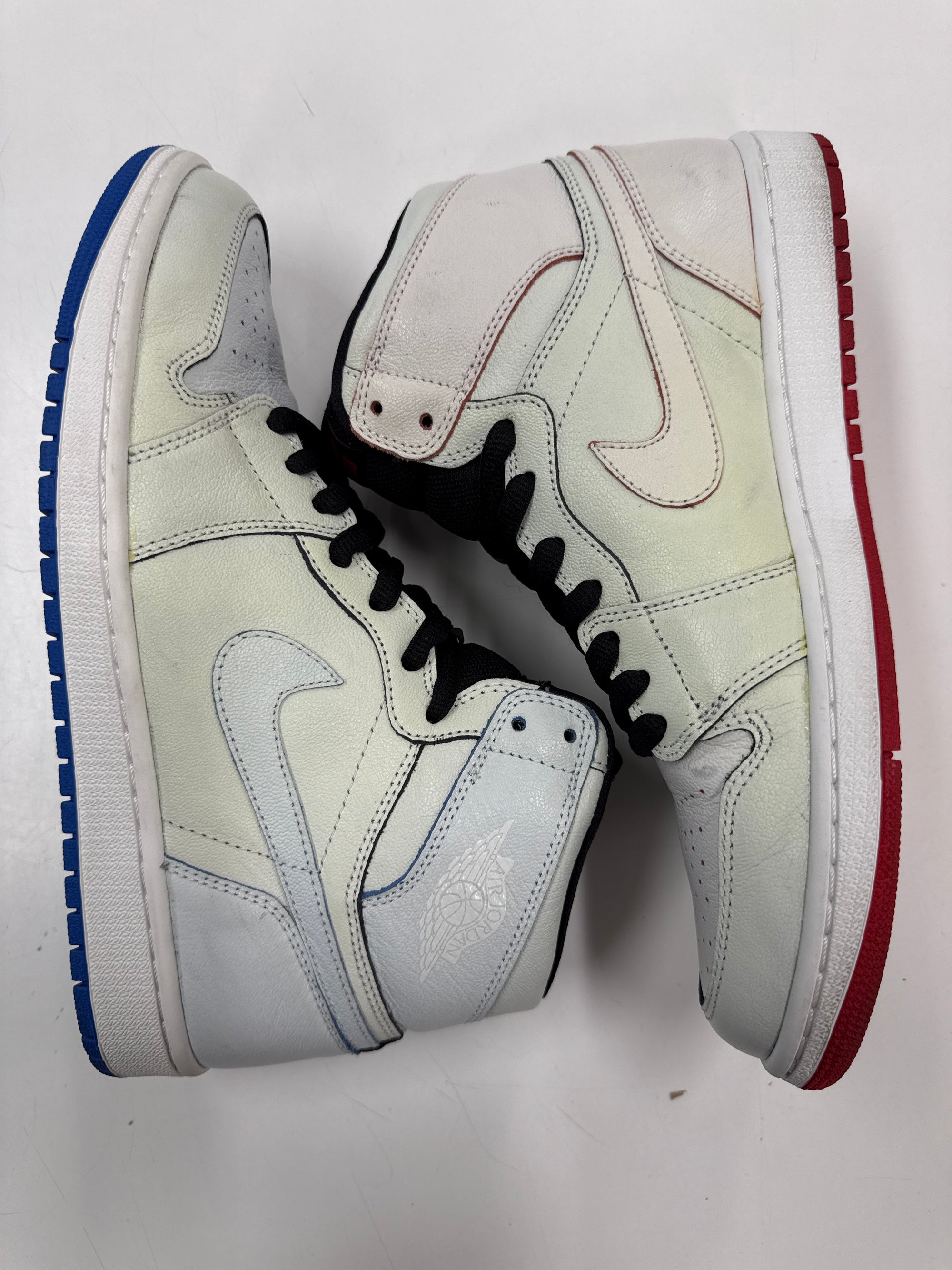 AIR JORDAN 1 HIGH LANCE MOUNTAIN WHITE - SIZE 10.5 (WORN)