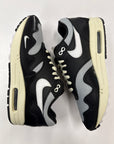 AIR MAX 1 PATTA WAVES BLACK - SIZE 8 (WORN)