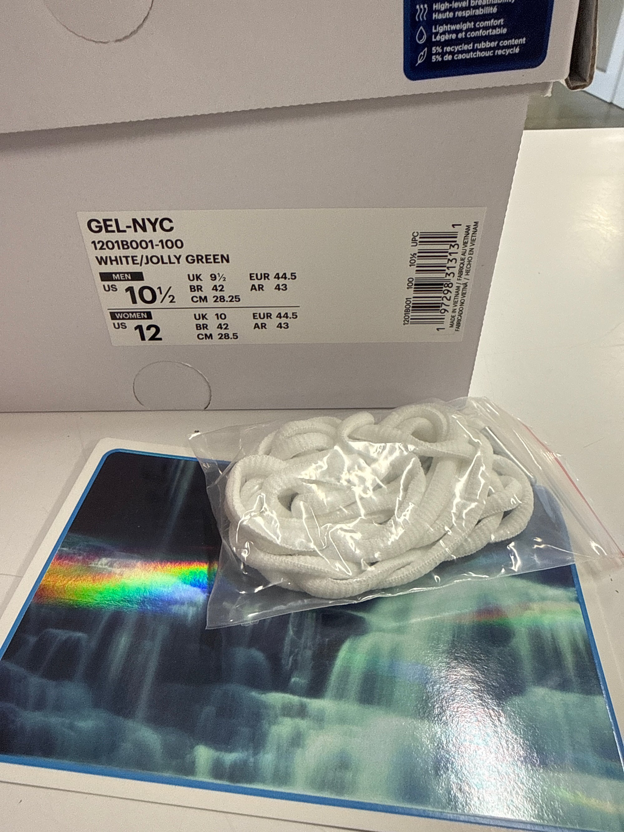 ASICS GEL NYC HIDDEN NY - SIZE 10.5 (WORN)