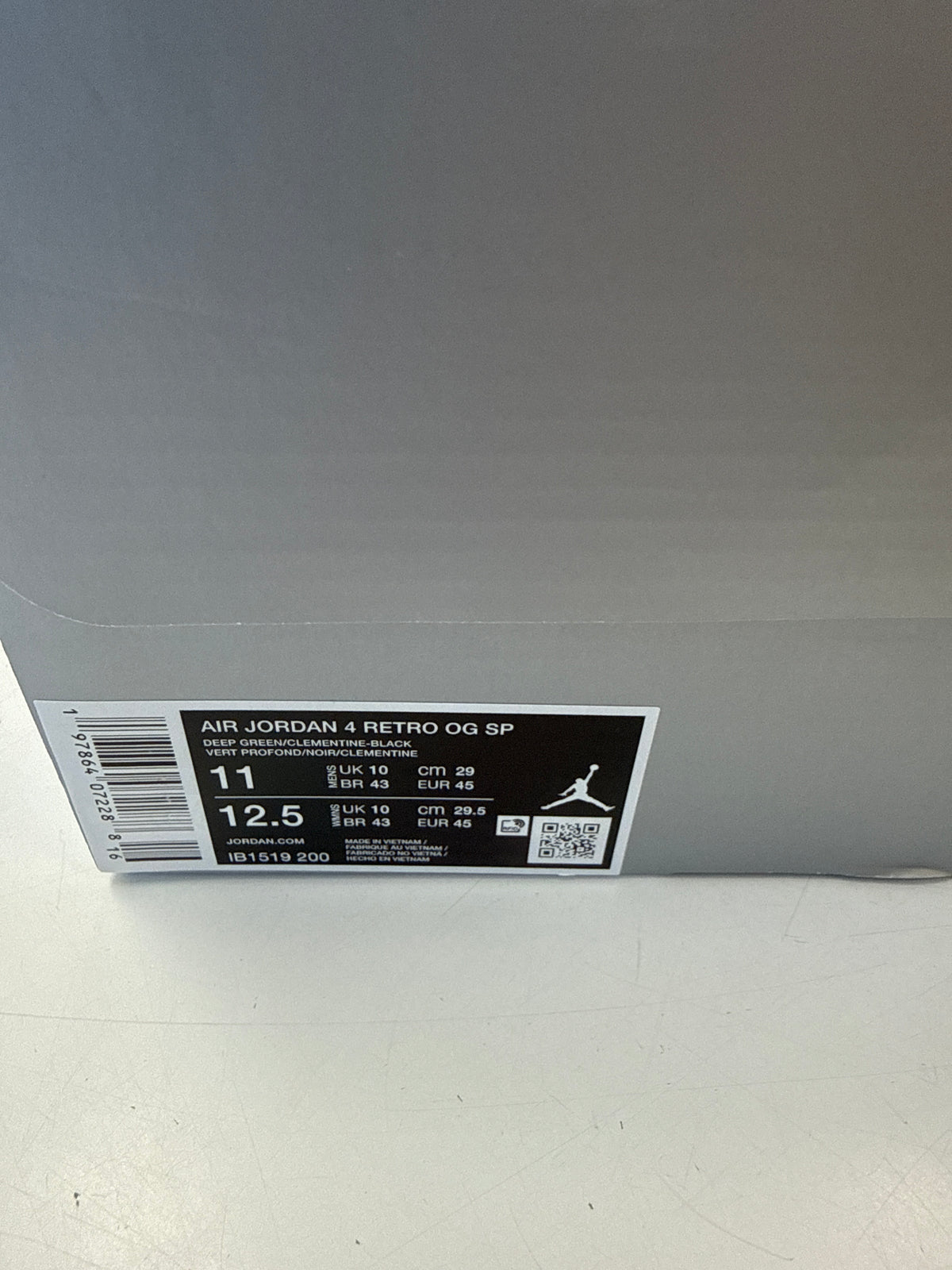 AIR JORDAN 4 UNDEFEATED 2025 - SIZE 11 (WORN) - SUPER CLEAN