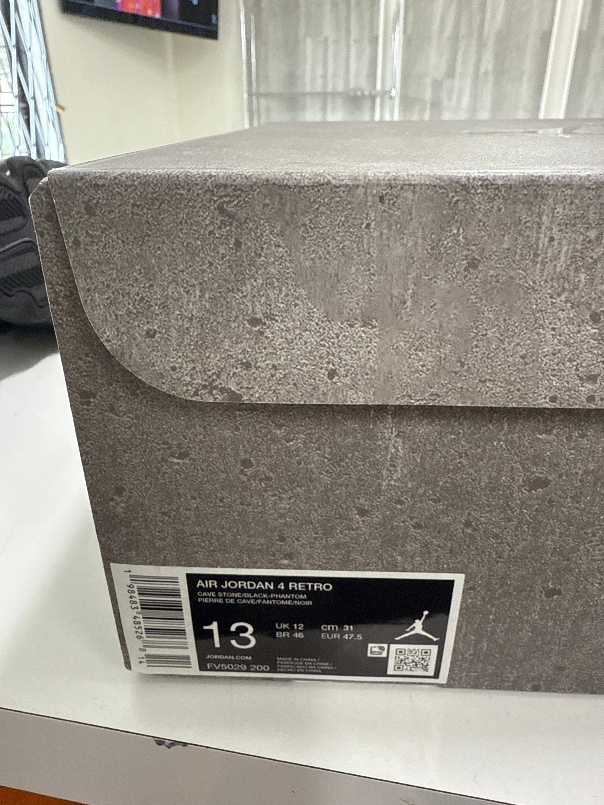 AIR JORDAN 4 CAVE STONE - SIZE 13 (WORN)