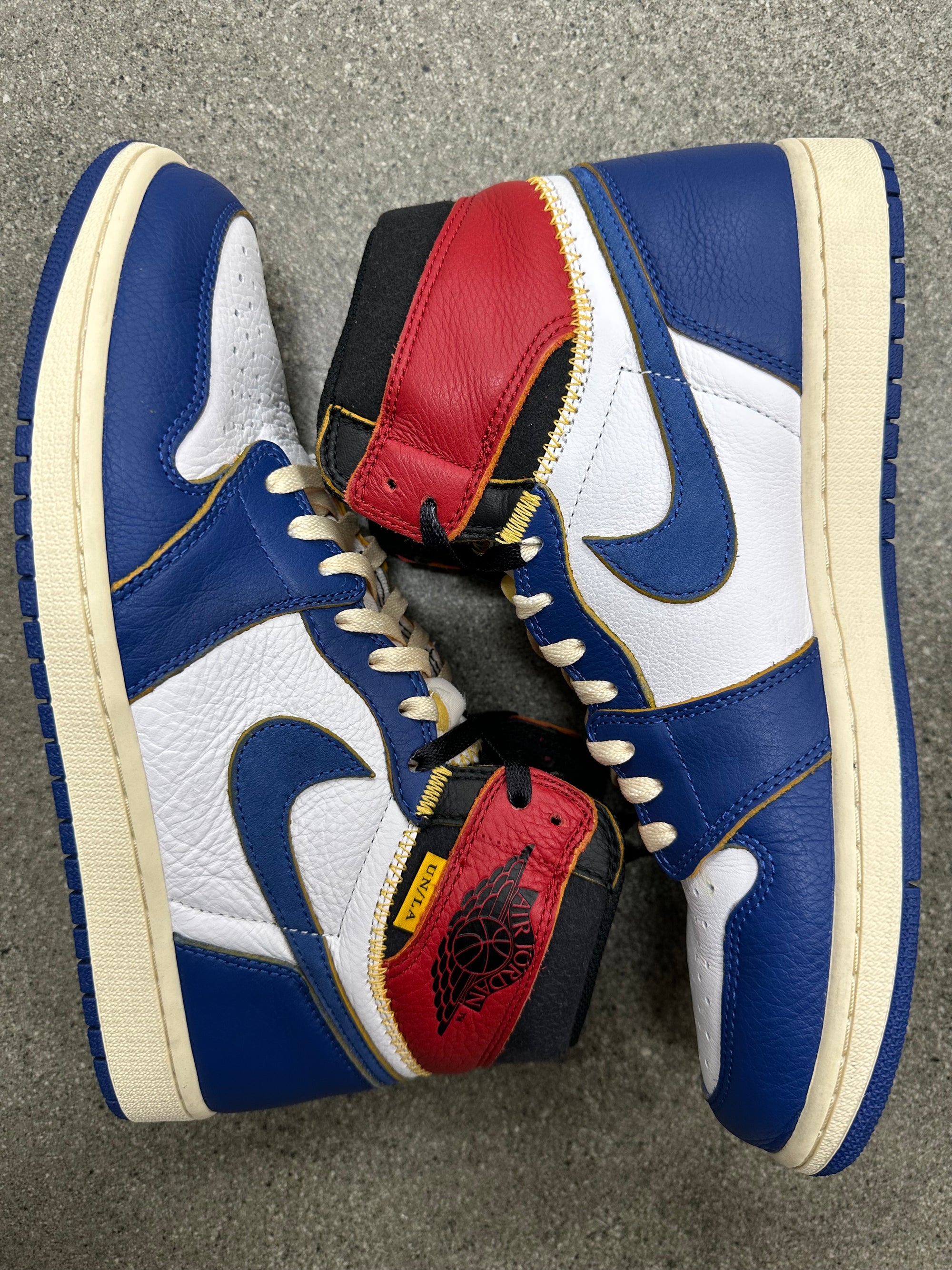 AIR JORDAN 1 UNION STORM BLUE - SIZE 11 (WORN) (SUPER CLEAN)