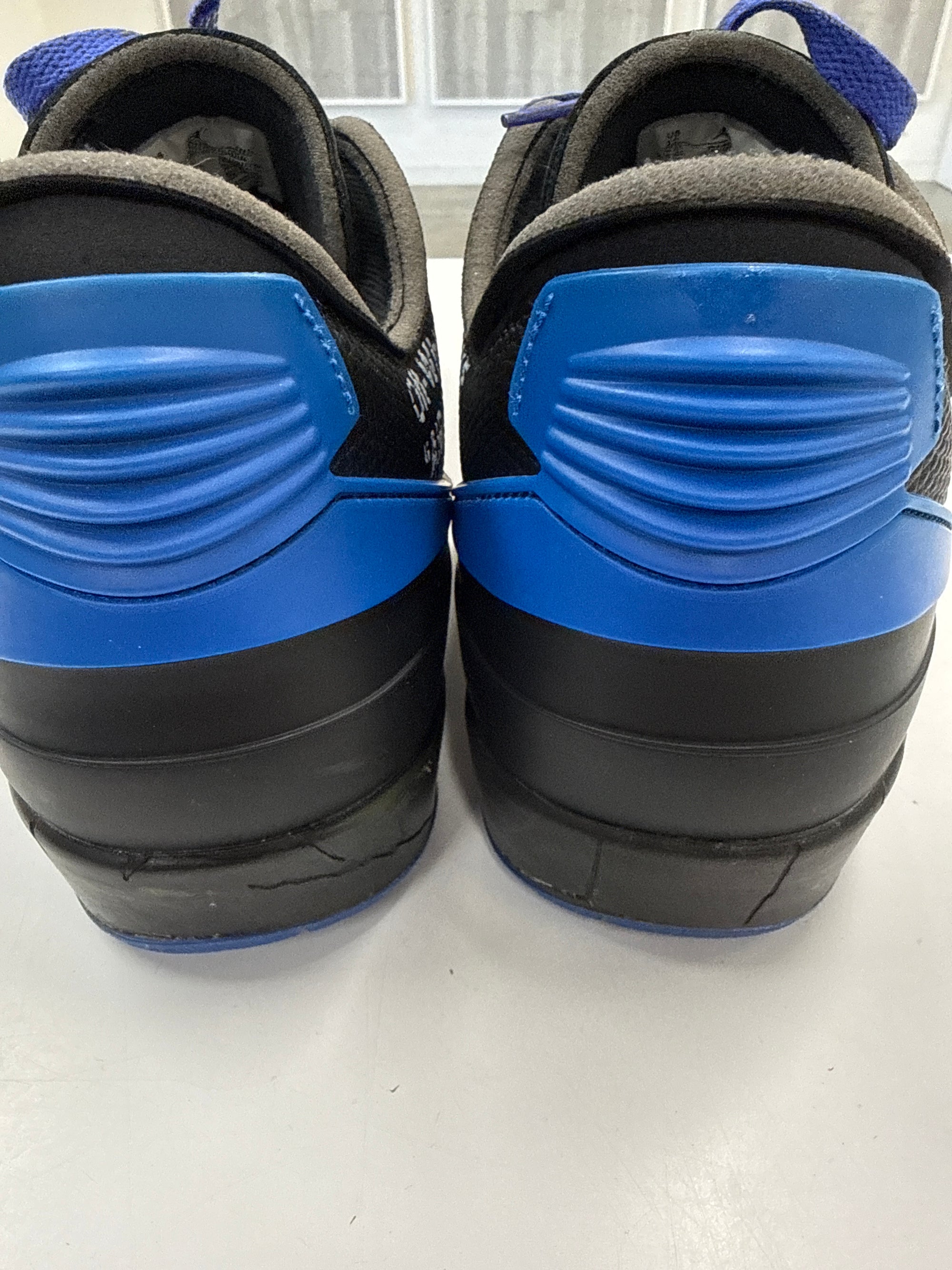 OFF WHITE JORDAN 2 LOW BLACK BLUE - SIZE 12 (WORN)