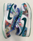 SB DUNK LOW OG QS FUTURA  BLEACHED AQUA - SIZE 11 (WORN)