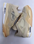 OFF WHITE AIR JORDAN 4 SAIL - SIZE W12 M10.5 (WORN)