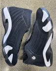 AIR JORDAN 14 BLACK WHITE - SIZE 13 (WORN)