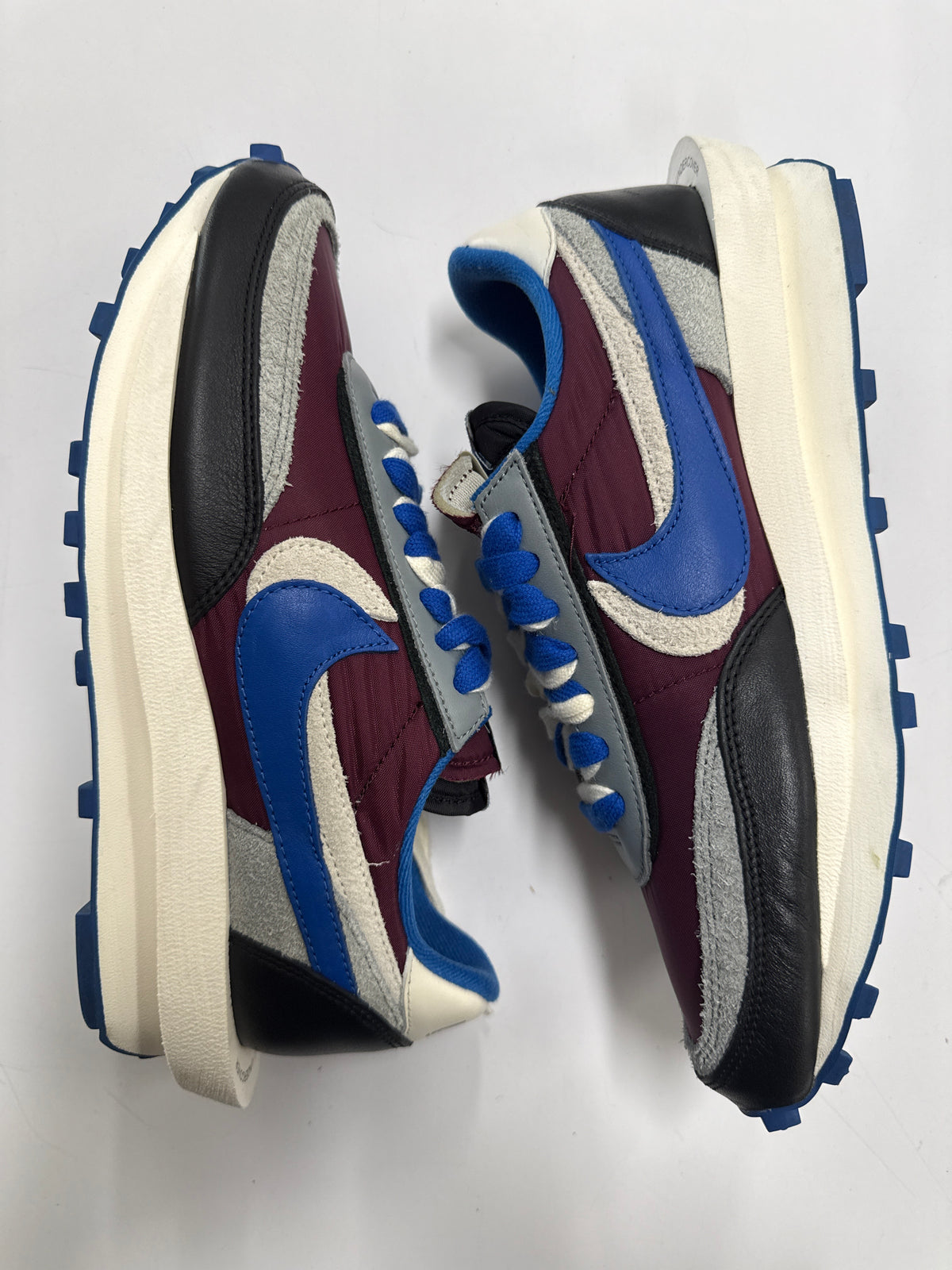 LD WAFFLE SACAI UNDERCOVER NIGHT MAROON TEAM ROYAL - SIZE 9.5 (WORN)