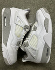 AIR JORDAN 4 WHITE OREO - SIZE 9 (WORN)