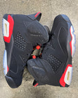 AIR JORDAN 6 BLACK INFRARED 2019 - SIZE 8.5 (WORN)
