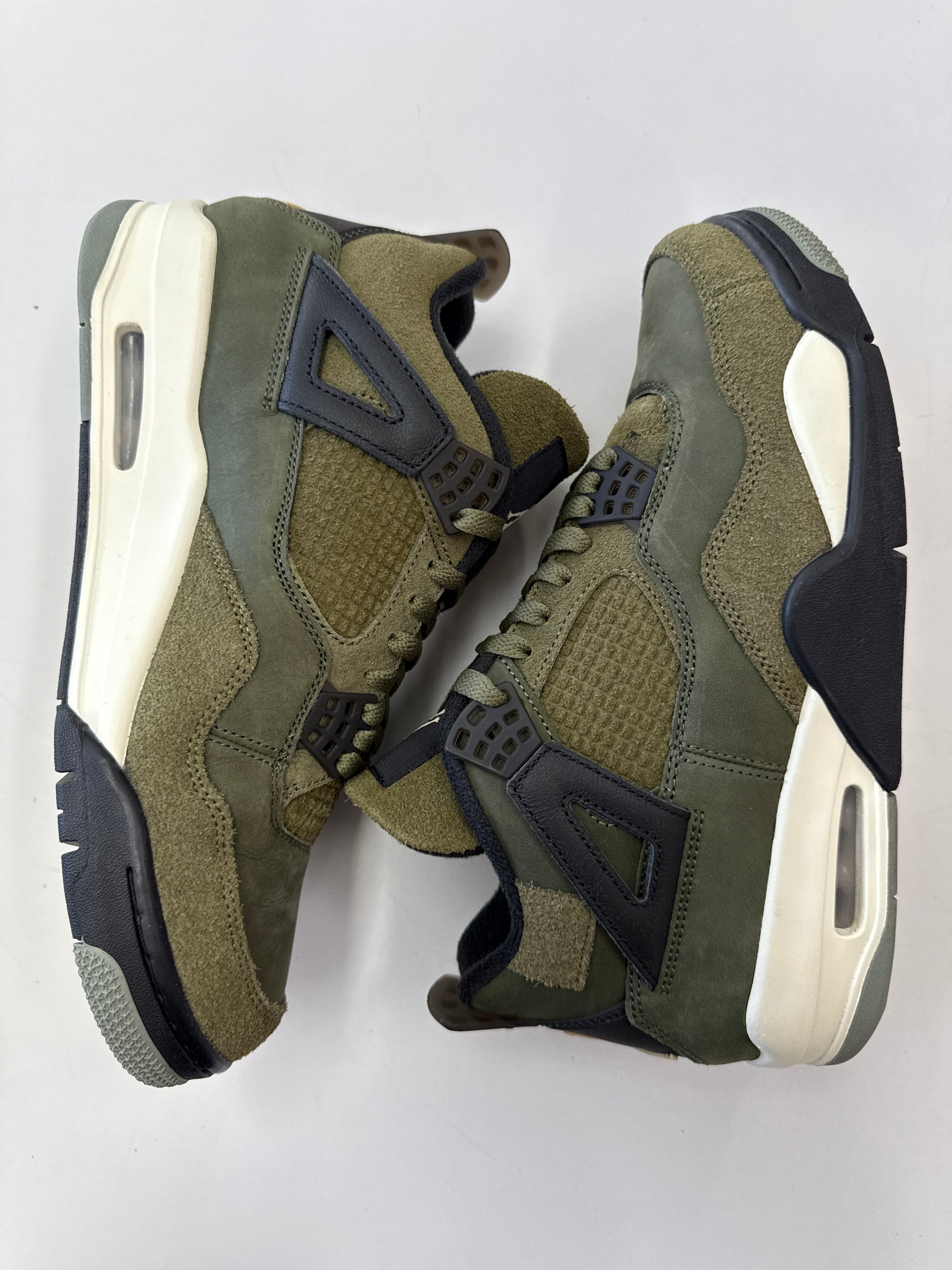 AIR JORDAN 4 CRAFT MEDIUM OLIVE - SIZE 9.5 (WORN)
