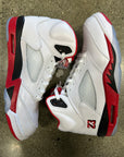 AIR JORDAN 5 FIRE RED BLACK TONGUE 2025 - SIZE 11 (WORN)