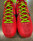 KOBE 6 PROTRO REVERSE GRINCH - SIZE 9 (WORN)