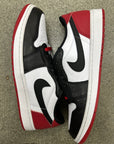 AIR JORDAN 1 LOW BLACK TOE 2023 - SIZE 11.5 (WORN)