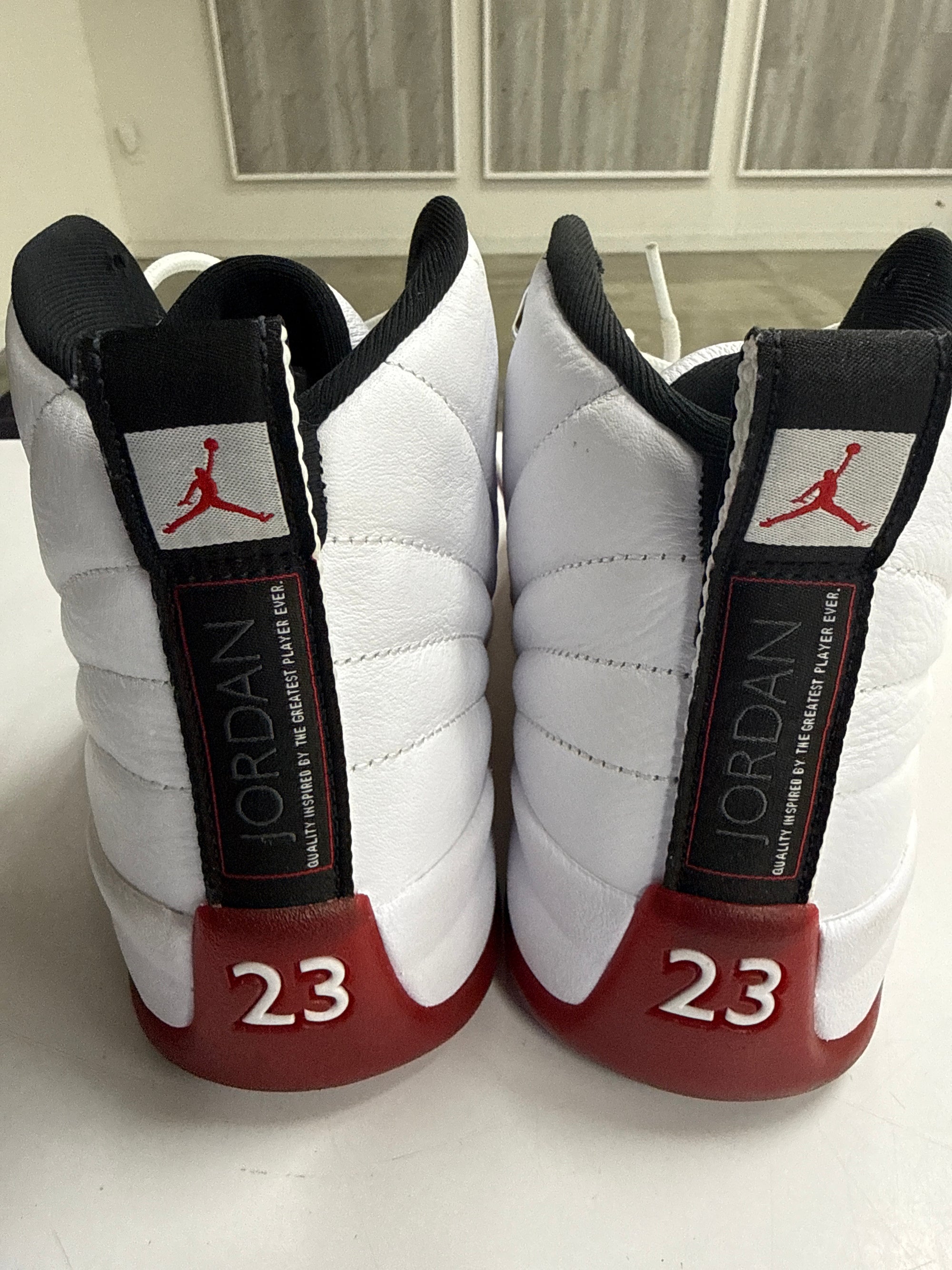 AIR JORDAN 12 CHERRY 2023 - SIZE 8.5 (WORN)