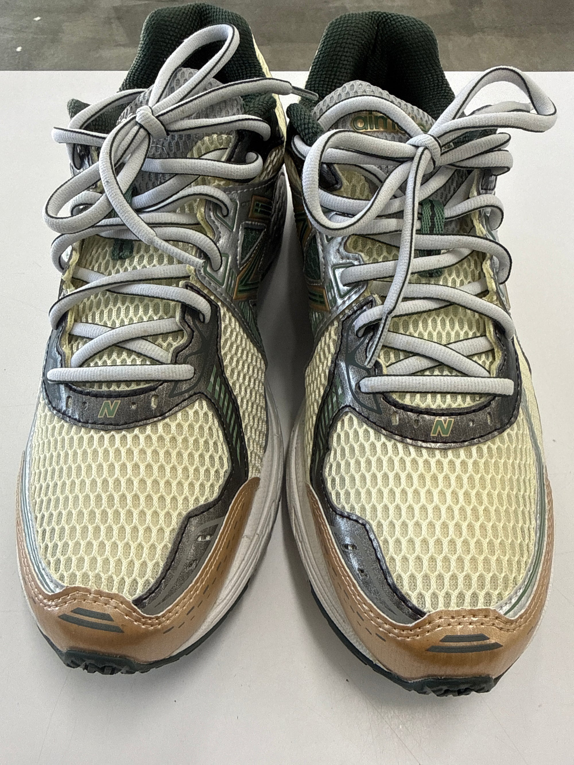 NEW BALANCE 860 AIME LEON DORE GREEN - SIZE 11 (WORN)