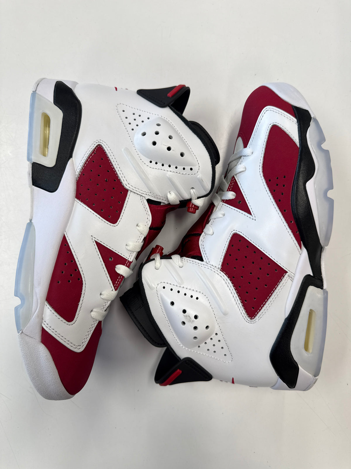 AIR JORDAN 6 CARMINE - SIZE 9.5 (WORN) - SUPER CLEAN
