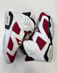 AIR JORDAN 6 CARMINE - SIZE 9.5 (WORN) - SUPER CLEAN